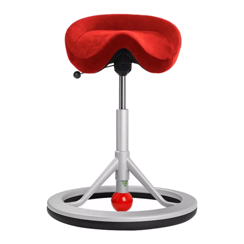 Back App 2.0 Red Alcantara Red ball tuoli