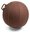 Istuinpallo VLUV VELT 75cm, paloturvallinen Merinovillahuopa, kahva,pohjarengas, Brown-Melange/Green