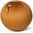 VLUV VARM samettimainen design istuinpallo, 75cm, Väri: Pumpkin