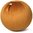 VLUV VARM samettimainen design istuinpallo, 65cm, Väri: Pumpkin