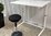 Korkeussäädettävä työpöytä 100x60 Koti&Toimisto, korkeus 71-105cm, Valkoinen pöytälevy